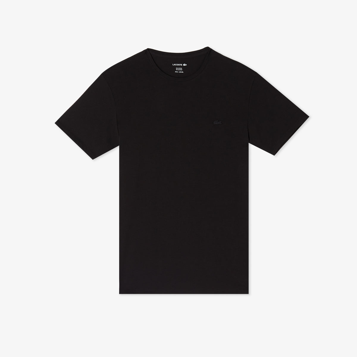 Lacoste Erkek Slim Fit Bisiklet Yaka Siyah T-shirt