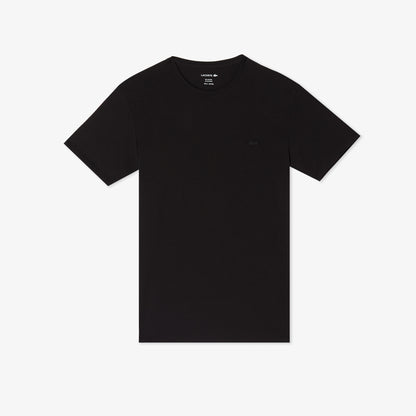 Lacoste Erkek Slim Fit Bisiklet Yaka Siyah T-shirt