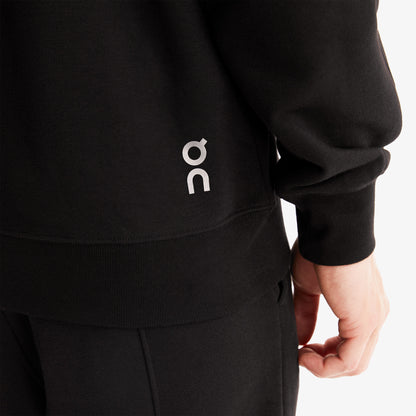 On Club Crew Erkek Siyah Sweatshirt