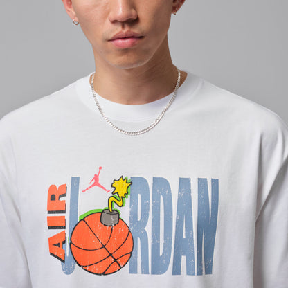 Jordan No Franchise Erkek Beyaz T-shirt