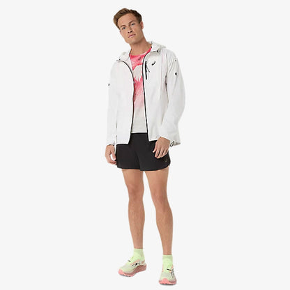Asics Fujitrail Elite Graphic Ss Top Erkek Krem T-shirt