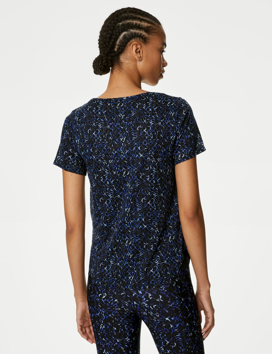 2'si1 Arada Desenli T-shirt