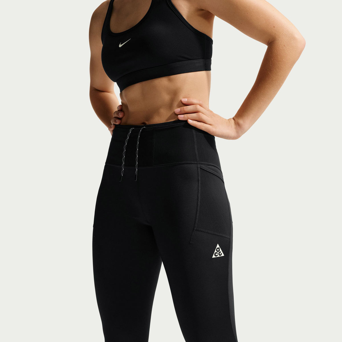 Nike Acg Trail Dri Fit High Rise 7/8 Kadın Siyah Tayt