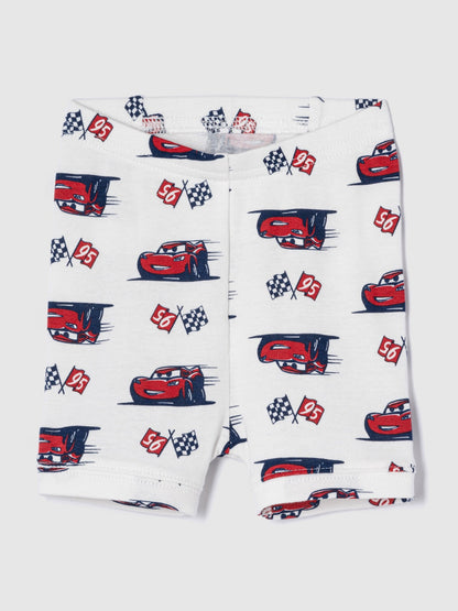 Kırmızı %100 Pamuk Disney Cars Grafikli Pijama Takımı