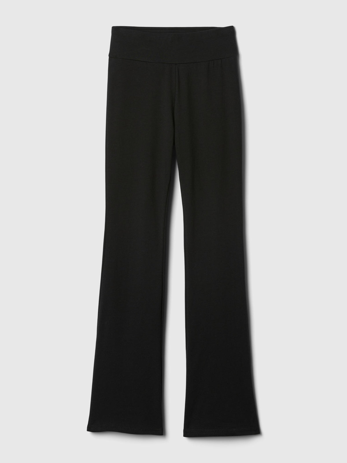Siyah Organik Pamuk Flare Legging Tayt