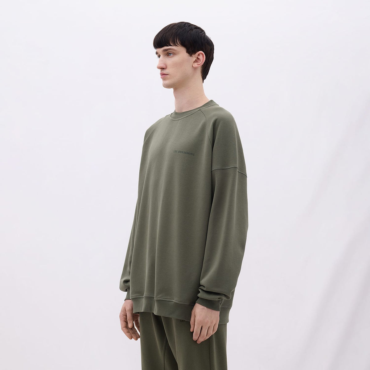 Les Benjamins Classics Erkek Yeşil Sweatshirt