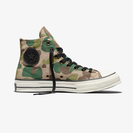 Converse Chuck 70 Unisex Desenli Yeşil Sneaker