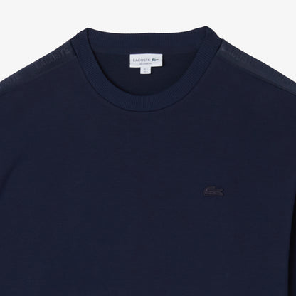 Lacoste Erkek Relaxed Fit Bisiklet Yaka Lacivert Sweatshirt