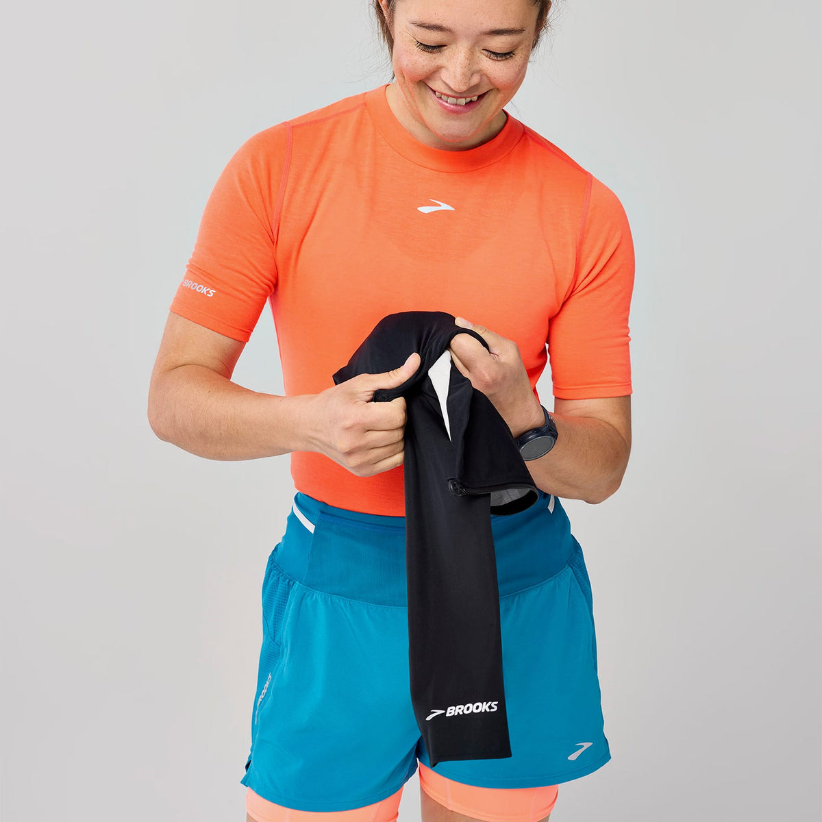 Brooks High Point Waterproof 2 Kadın Siyah Yağmurluk
