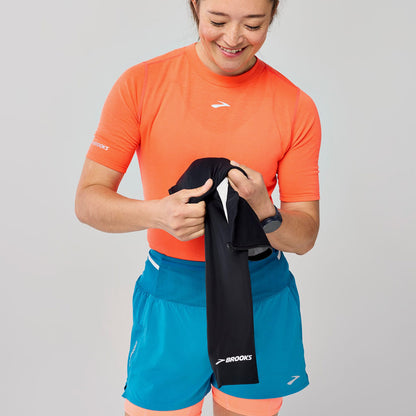 Brooks High Point Waterproof 2 Kadın Siyah Yağmurluk