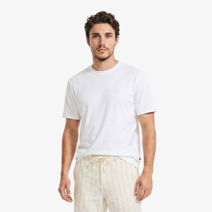 Nautica Regular Fit Erkek Beyaz T-shirt