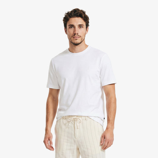Nautica Regular Fit Erkek Beyaz T-shirt