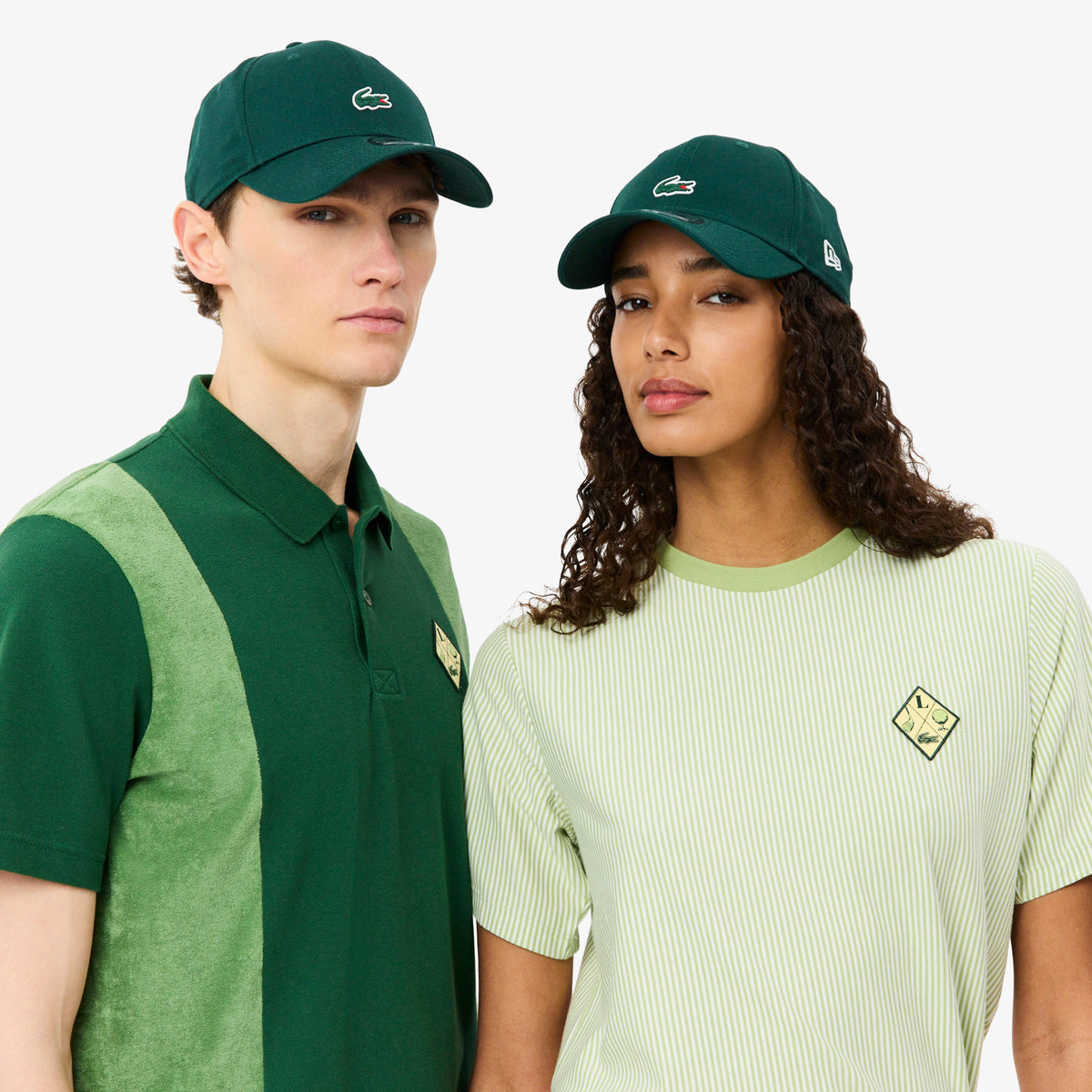 Lacoste X New Era Unisex Yeşil Şapka