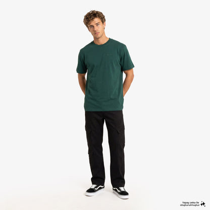 Karl Kani Signature Washed Oversized Erkek Yeşil T-shirt