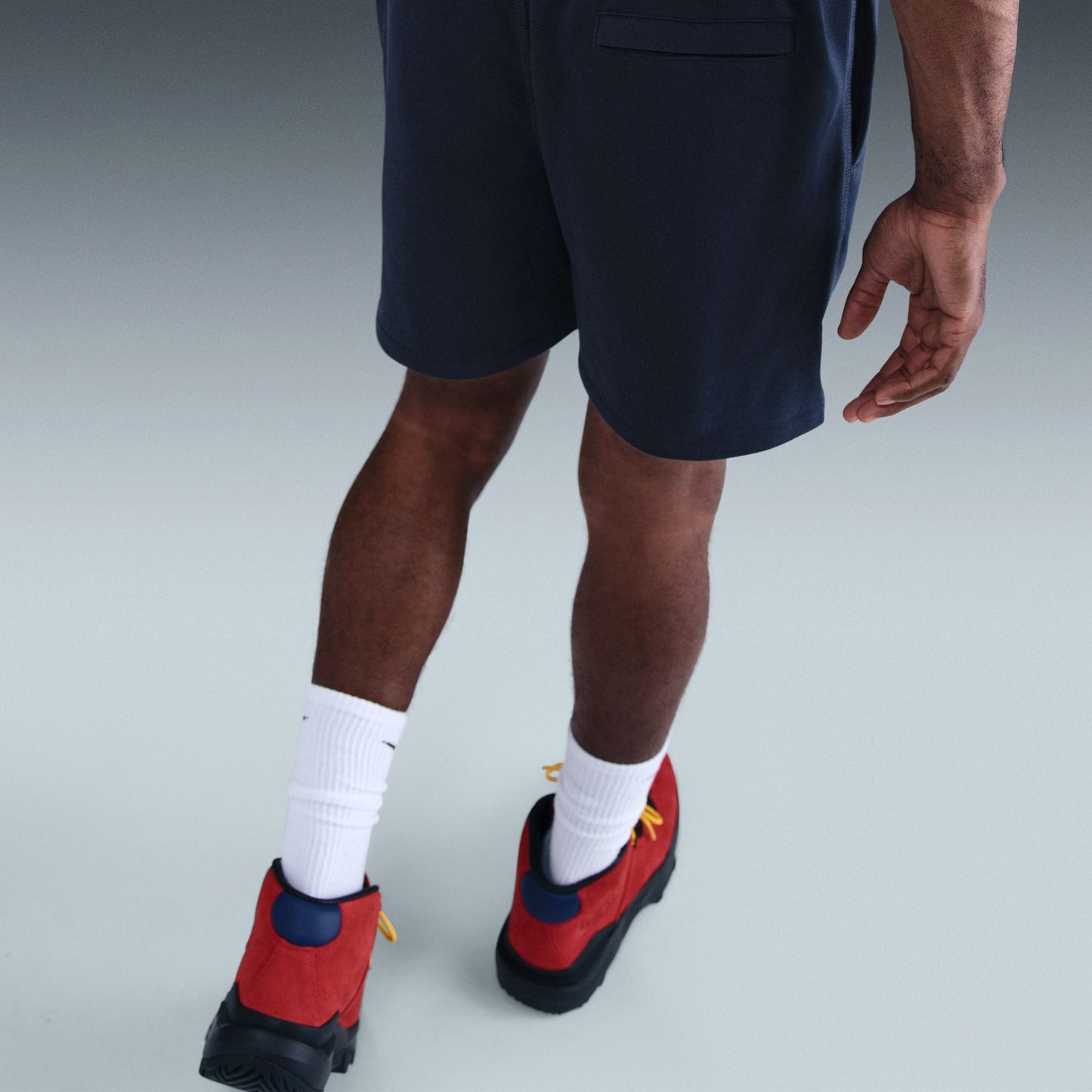 Nike Club Flow French Terry Erkek Lacivert Şort