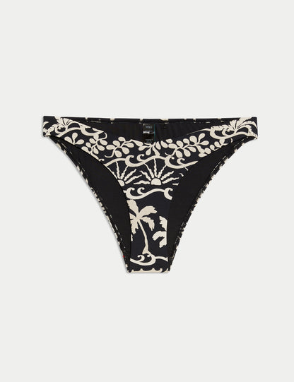 Desenli Yüksek Kesim Bikini Altı