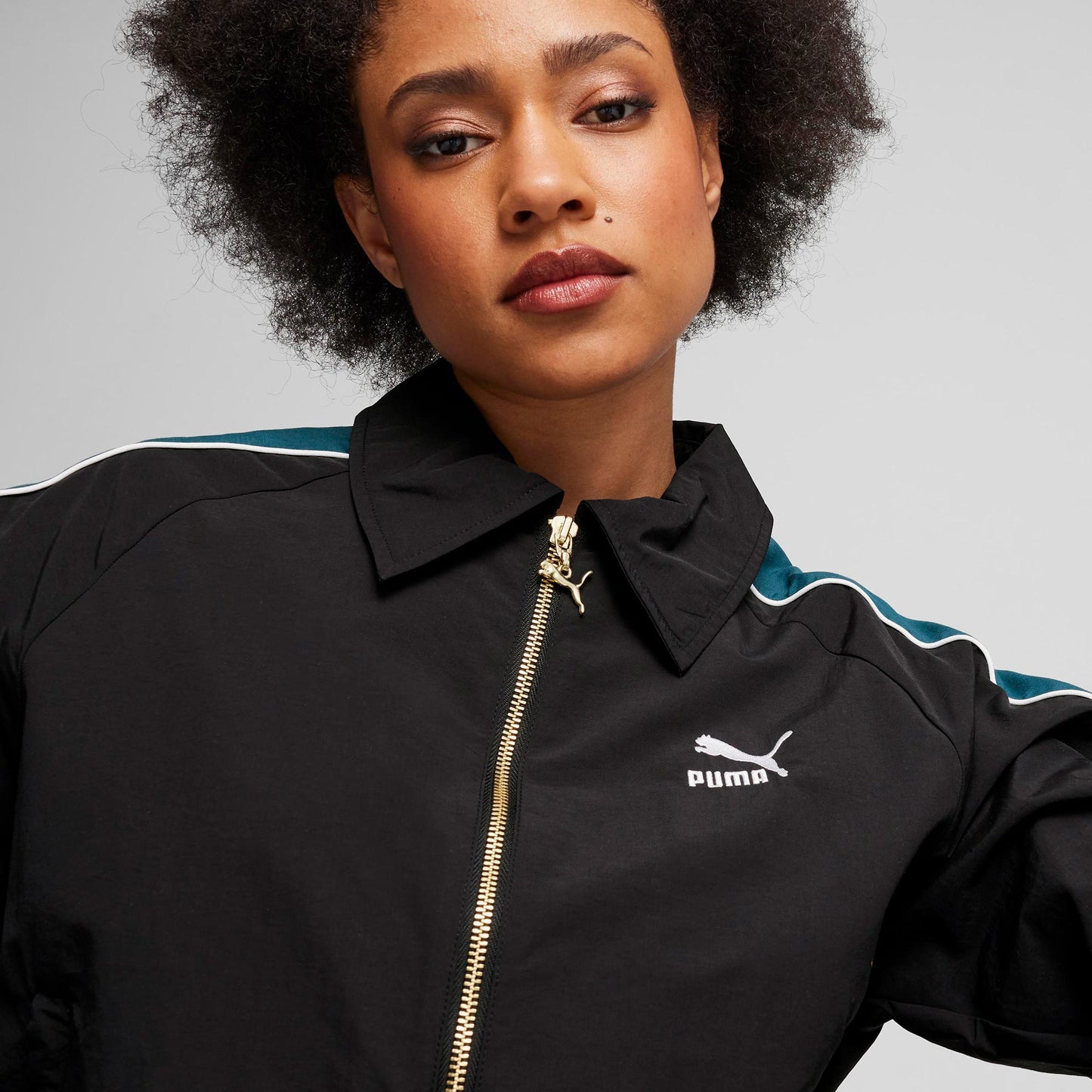 Puma T7 Track Kadın Siyah Eşofman Üstü