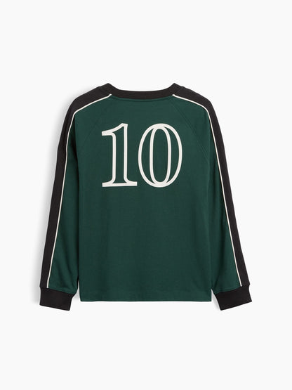 Koyu Kırmızı Relaxed Gap Logo T-shirt