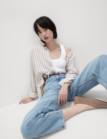Pamuk Karışımlı Ribana Slim Fit Atlet