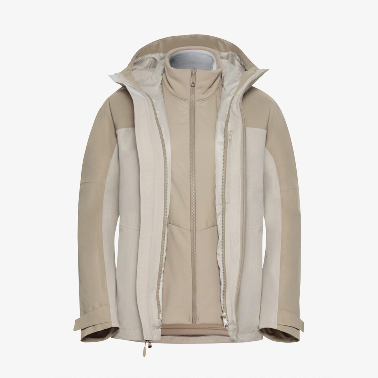 Jack Wolfskin Wild Places 3in4 Kadın Krem Ceket
