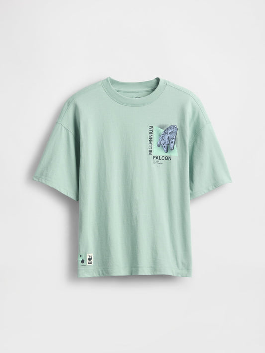 Mavi Star Wars Grafikli T-shirt