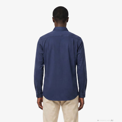 Lacoste Slim Fit Erkek Lacivert Gömlek