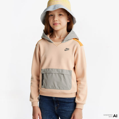 Nike Future Utility Pullover Çocuk Kahverengi Sweatshirt