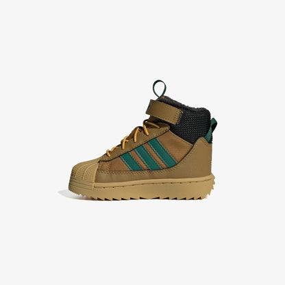 Adidas Superstar Winter Trek Bebek Kahverengi Ayakkabı