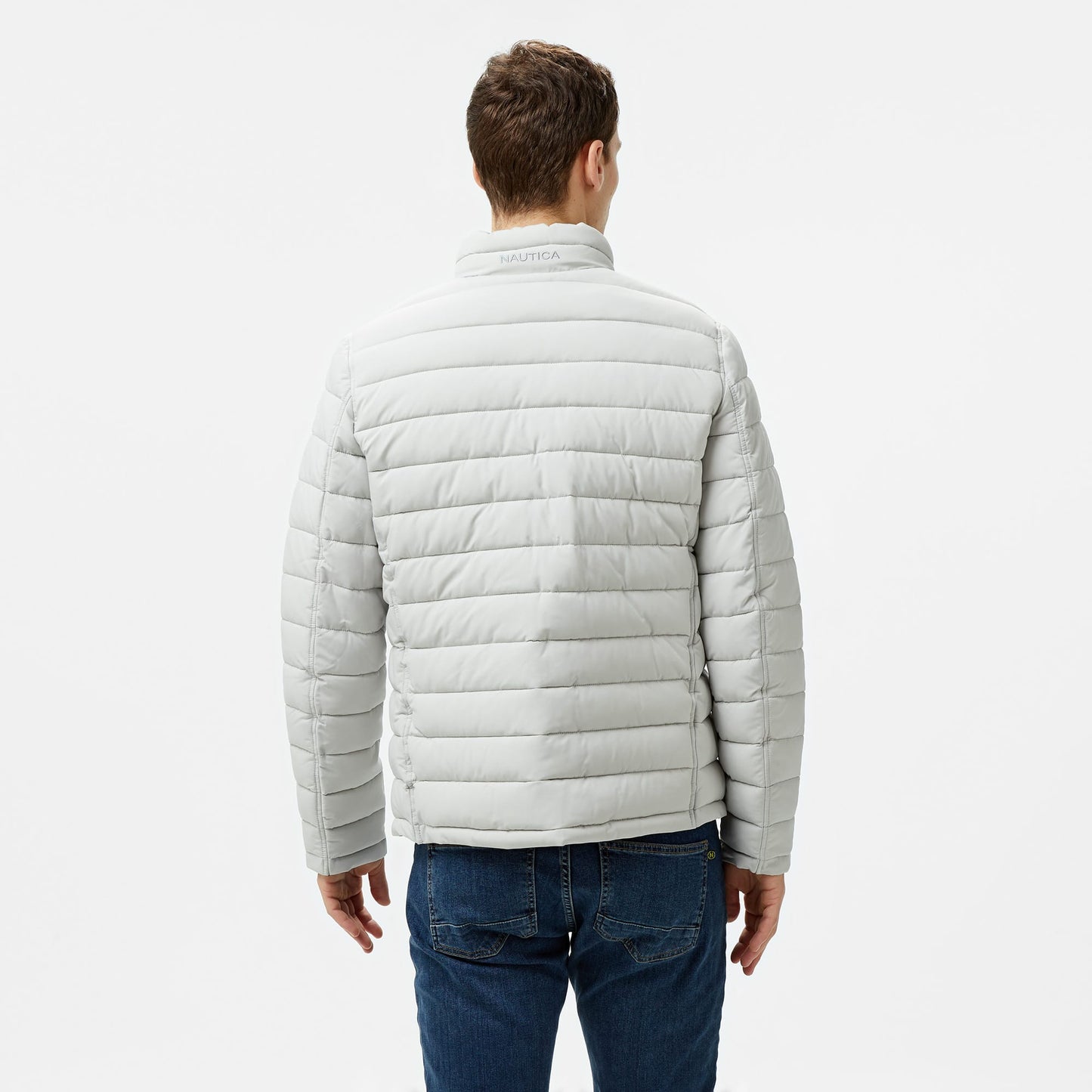 Nautica Erkek Gri & Lacivert Çift Taraflı Mont