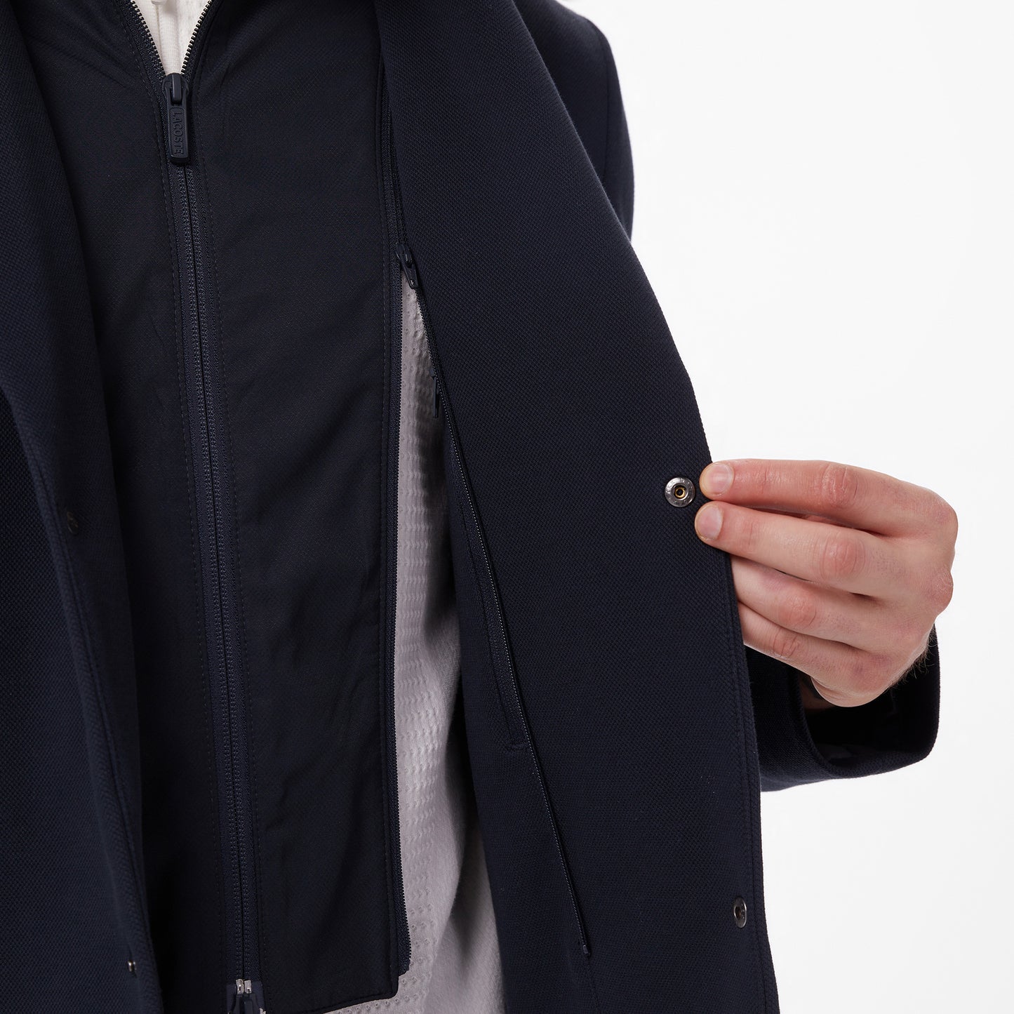 Lacoste Erkek Kapüşonlu Koyu Gri Blazer