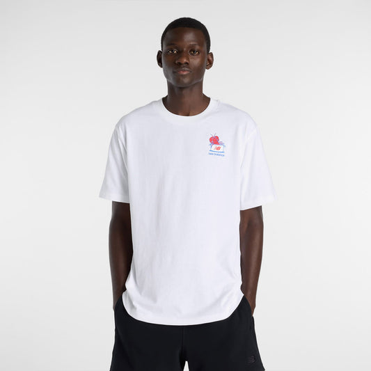 New Balance Lobster Roll Erkek Beyaz T-shirt
