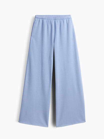 Açık Mavi Vintagesoft Baggy Wide-leg Eşofman Altı