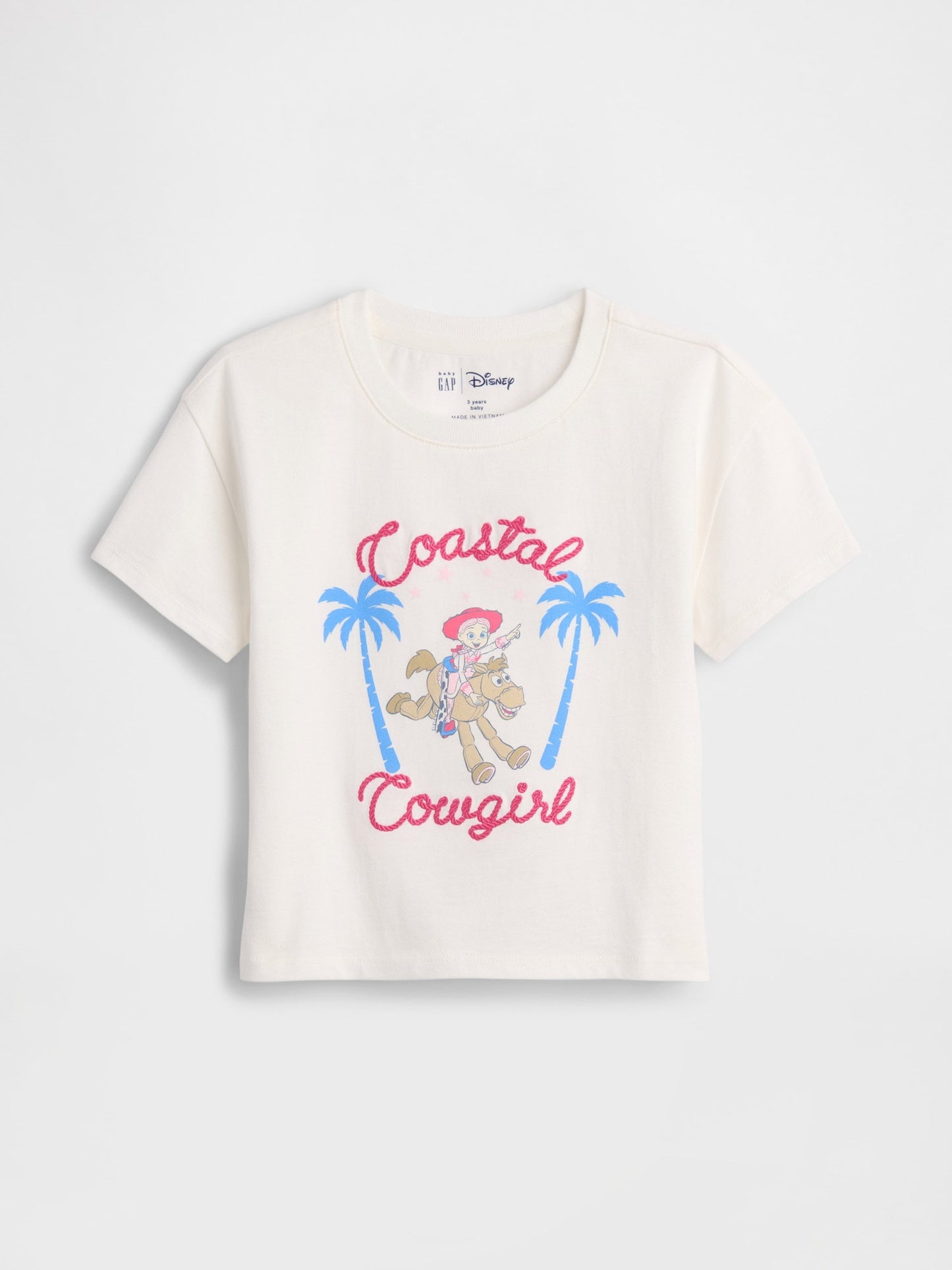 Beyaz Grafik Baskılı T-shirt