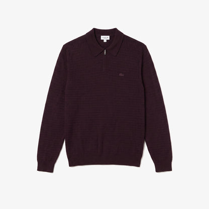 Lacoste Regular Fit Erkek Bordo Kazak