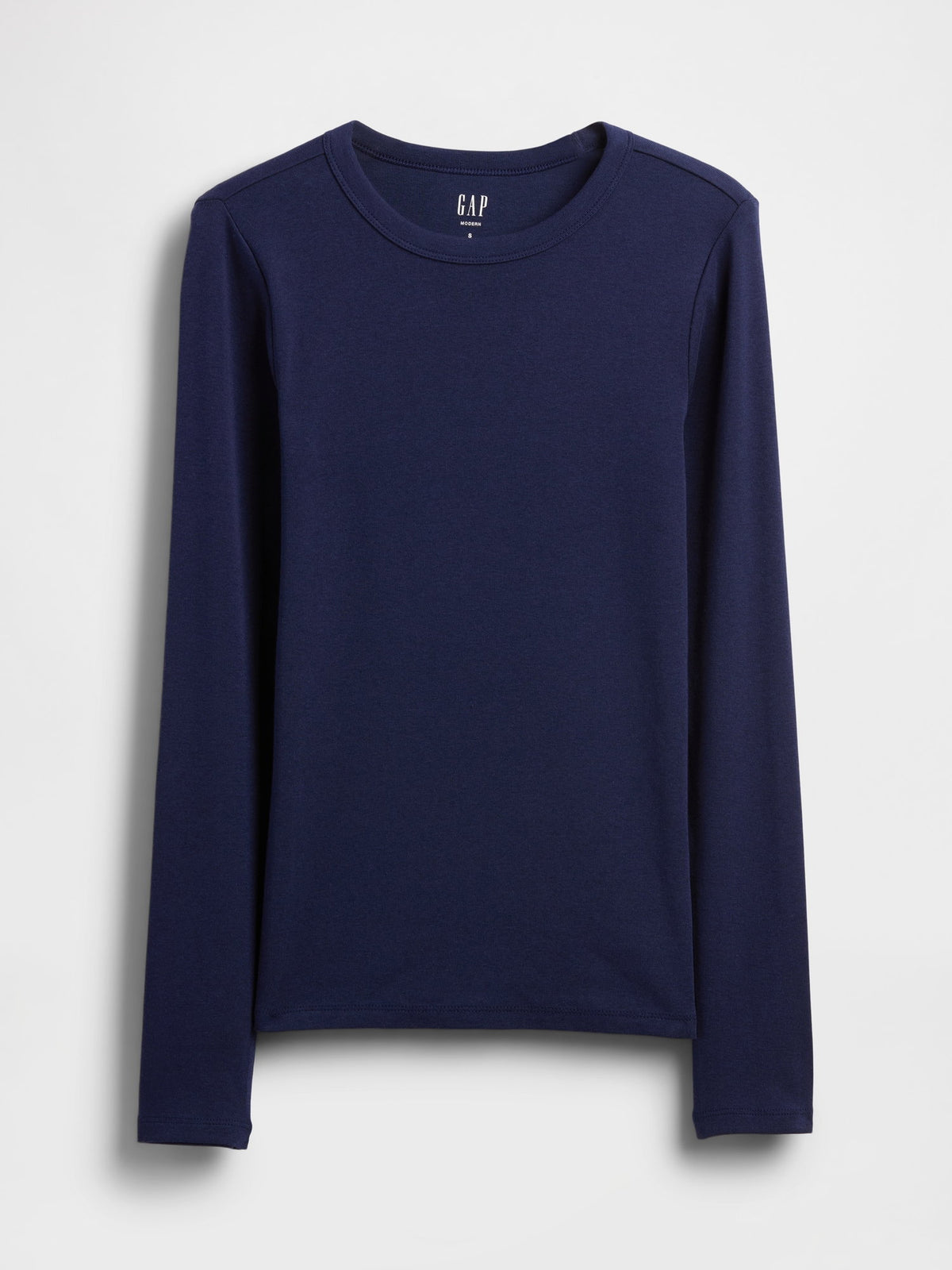 Lacivert Modern Shrunken T-shirt