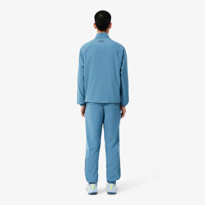 Lacoste Erkek Regular Fit Uzun Kollu Fermuarlı Mavi Eşofman Takımı