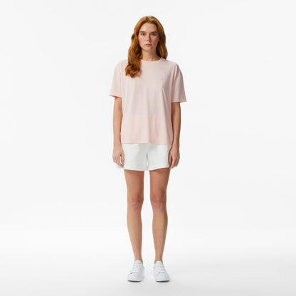 Lacoste Relaxed Fit Kadın Siyah T-shirt