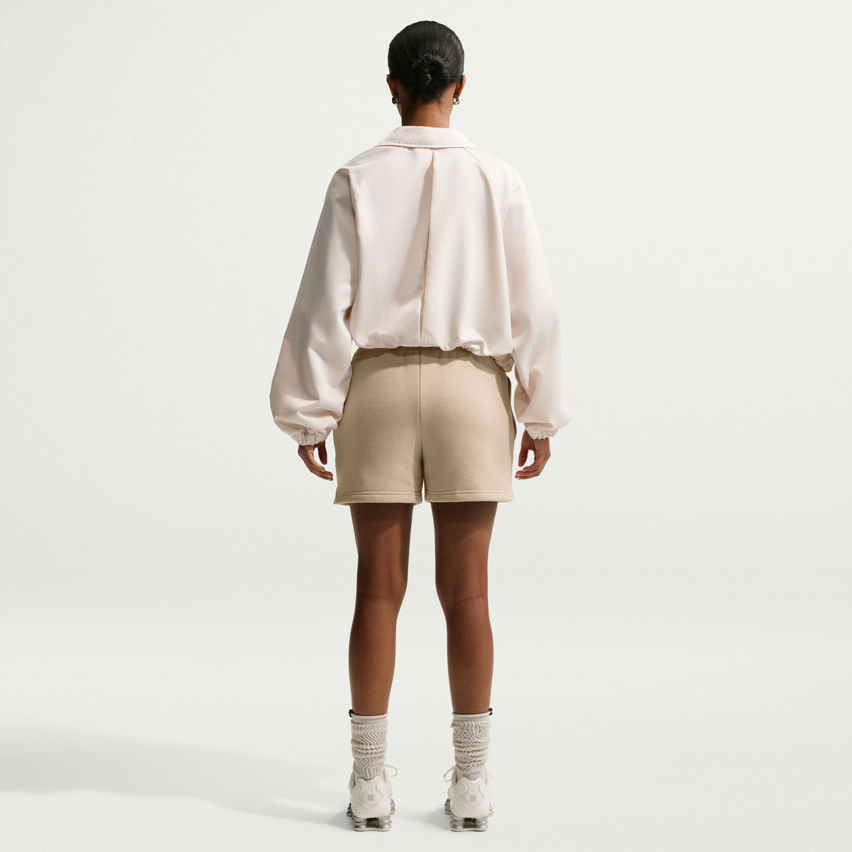 Nike Studio Fleece Kadın Kahverengi Şort