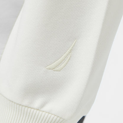 Nautica Erkek Krem Classic Fit Uzun Kollu Polo Yaka T-shirt