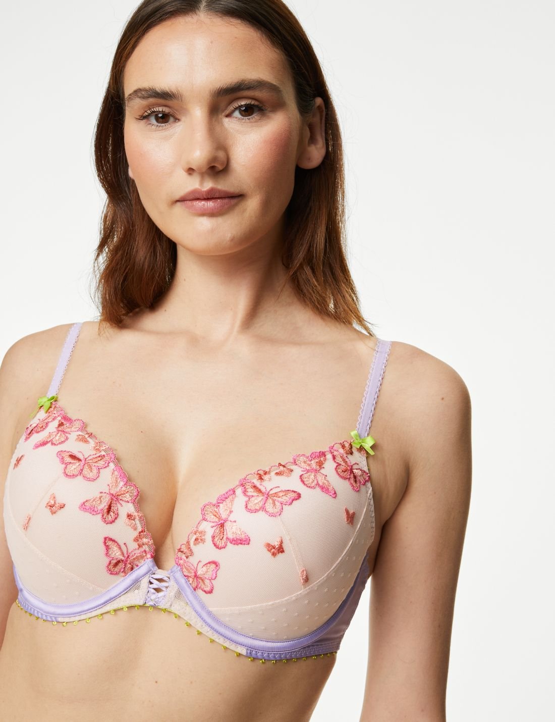 Aurelia Işleme Detaylı Destekli Push Up Sütyen