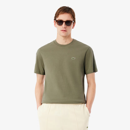 Lacoste Erkek Regular Fit Bisiklet Yaka Haki T-shirt