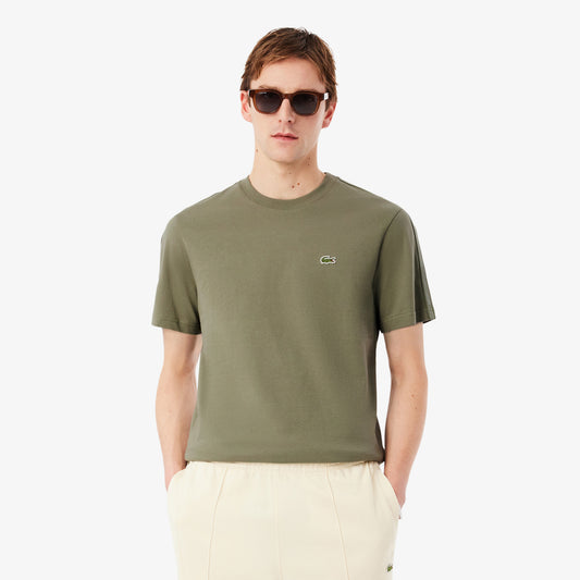 Lacoste Erkek Regular Fit Bisiklet Yaka Haki T-shirt