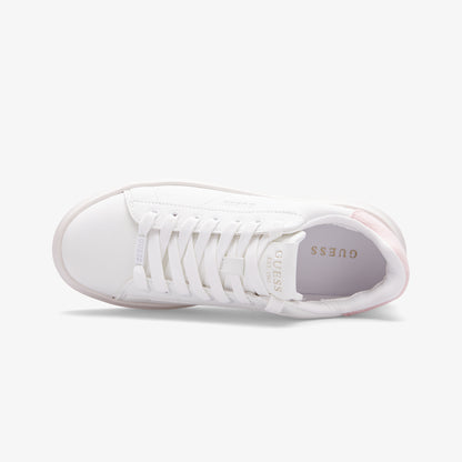 Guess Elbina Deri Kadın Pembe Sneaker