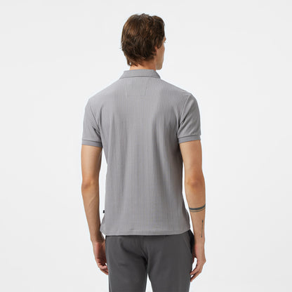 Nautica Erkek Gri Regular Fit Polo
