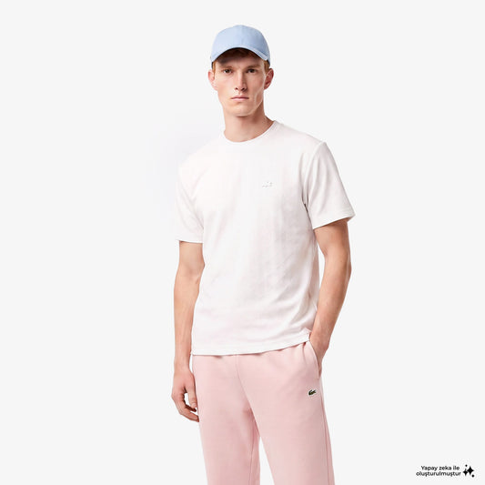Lacoste Relaxed Fit Erkek Beyaz T-shirt