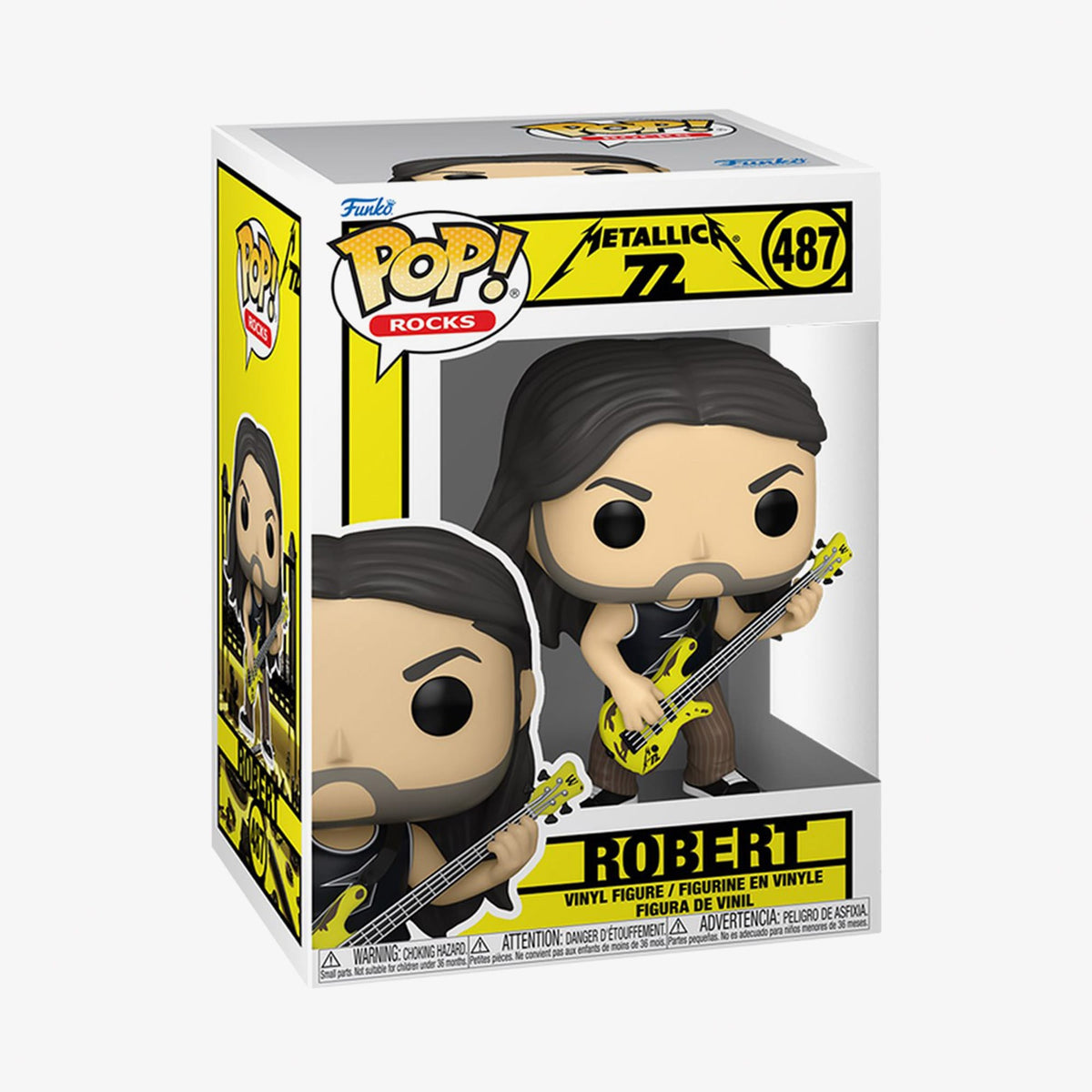 Funko Pop! Rocks: Metallica - Robert (72s) Unisex Renkli Figür