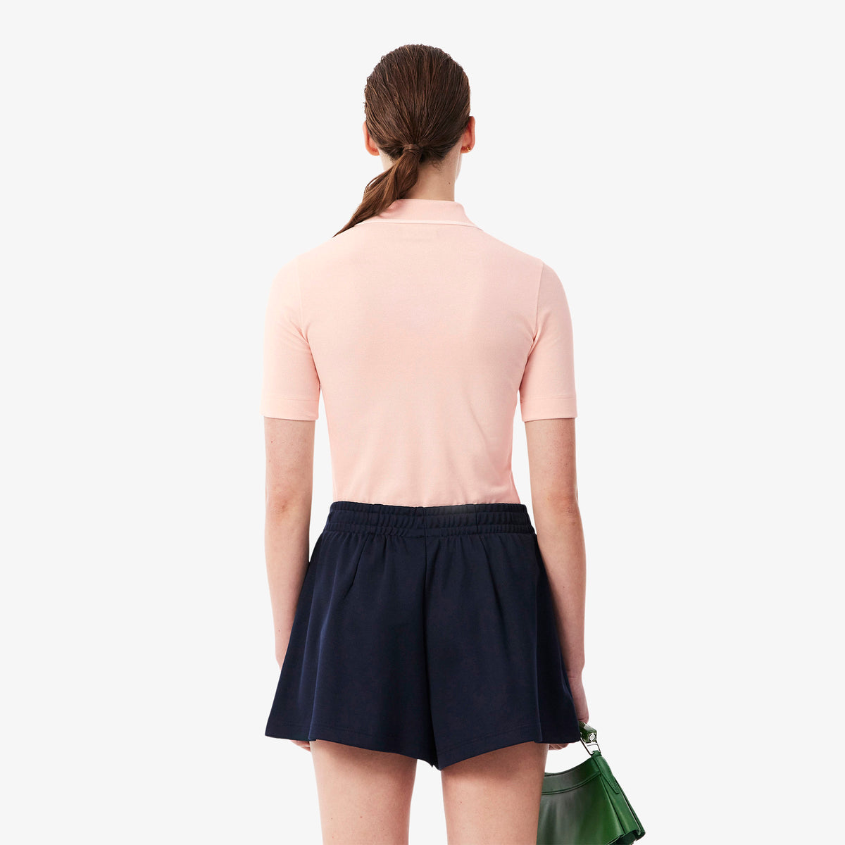 Lacoste Kadın Slim Fit Pembe Polo