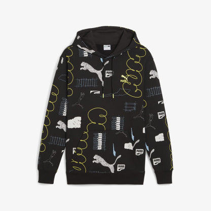 Puma Brand Love Erkek Siyah Hoodie