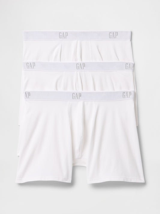 Beyaz Gap Logo Boxer Seti (3'lü)