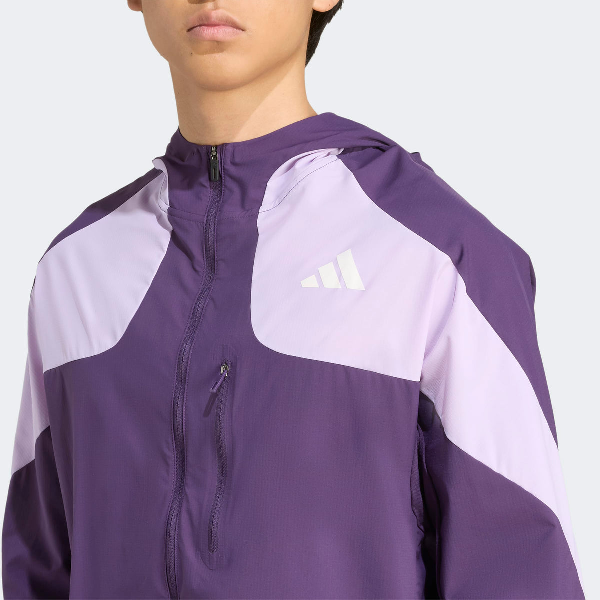 Adidas Adizero Running Erkek Mor Koşu Rüzgarlığı